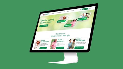 FE Credit Online Insurance — Landing page